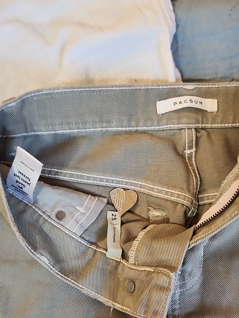 PacSun Sage Green Mid-Rise Pants